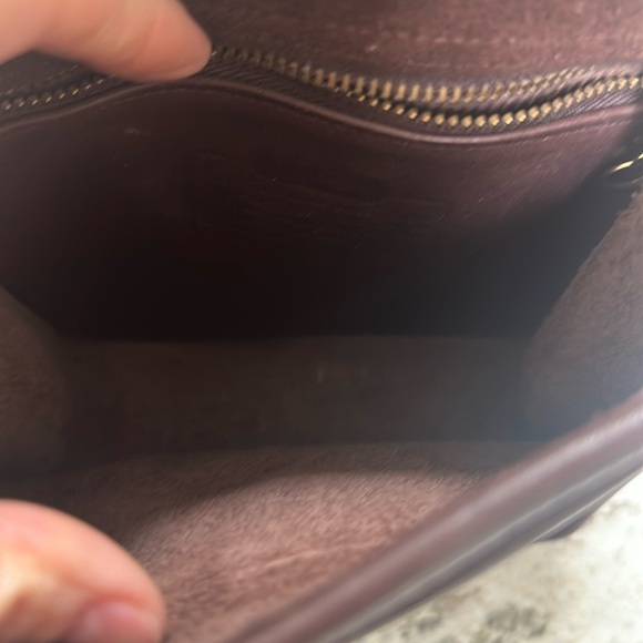 Vintage Authentic Brown Leather Coach handbag - Picture 4 of 5